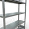 Schulte Lagertechnik Système de rayonnage à tablettes emboîtables MULTIplus 250, rayonnage de base, verrou de longueur, 2000x1300x400 mm, 5 tablettes, galvanisé