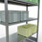 Schulte Lagertechnik Système de rayonnage à tablettes emboîtables MULTIplus 250, rayonnage de base, verrou de longueur, 2000x1300x500 mm, 5 tablettes, galvanisé