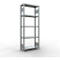 Schulte Lagertechnik Système de rayonnage à tablettes emboîtables MULTIplus 250, rayonnage de base, verrou de longueur, 2000x750x300 mm, 5 tablettes, galvanisé