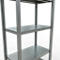 Schulte Lagertechnik Système de rayonnage à tablettes emboîtables MULTIplus 250, rayonnage de base, verrou de longueur, 2000x750x400 mm, 5 tablettes, galvanisé