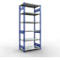 Schulte Lagertechnik Système de rayonnage à tablettes emboîtables MULTIplus 250, rayonnage de base, verrou de longueur, 2500x1000x600 mm, 6 tablettes, bleu gentiane/galvanisé