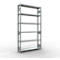 Schulte Lagertechnik Système de rayonnage à tablettes emboîtables MULTIplus 250, rayonnage de base, verrou de longueur, 2500x1300x300 mm, 6 tablettes, galvanisé