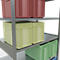 Schulte Lagertechnik Système de rayonnage à tablettes emboîtables MULTIplus 250, rayonnage de base, verrou de longueur, 2500x1300x800 mm, 6 tablettes, galvanisé