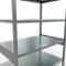 Schulte Lagertechnik Système de rayonnage à tablettes emboîtables MULTIplus 250, rayonnage de base, verrou de longueur, 2500x1300x800 mm, 6 tablettes, galvanisé