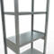 Schulte Lagertechnik Système de rayonnage à tablettes emboîtables MULTIplus 250, rayonnage de base, verrou de longueur, 2500x750x400 mm, 6 tablettes, galvanisé