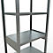 Schulte Lagertechnik Système de rayonnage à tablettes emboîtables MULTIplus 250, rayonnage de base, verrou de longueur, 2500x750x600 mm, 6 tablettes, galvanisé