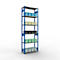 Schulte Lagertechnik Système de rayonnage à tablettes emboîtables MULTIplus 250, rayonnage de base, verrou de longueur, 3000x1000x400 mm, 7 tablettes, bleu gentiane/galvanisé