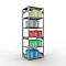 Schulte Lagertechnik Système de rayonnage à tablettes emboîtables MULTIplus 250, rayonnage de base, verrou de longueur, 3000x1000x800 mm, 7 tablettes, galvanisé