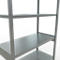 Schulte Lagertechnik Système de rayonnage à tablettes emboîtables MULTIplus 250, rayonnage de base, verrou de longueur, 3000x1300x600 mm, 7 tablettes, galvanisé