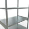 Schulte Lagertechnik Système de rayonnage à tablettes emboîtables MULTIplus 250, rayonnage de base, verrou de longueur, 3000x1300x800 mm, 7 tablettes, galvanisé