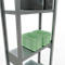 Schulte Lagertechnik Système de rayonnage à tablettes emboîtables MULTIplus 250, rayonnage de base, verrou de longueur, 3000x750x300 mm, 7 tablettes, galvanisé