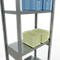 Schulte Lagertechnik Système de rayonnage à tablettes emboîtables MULTIplus 250, rayonnage de base, verrou de longueur, 3000x750x400 mm, 7 tablettes, galvanisé