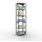 Schulte Lagertechnik Système de rayonnage à tablettes emboîtables MULTIplus 250, rayonnage de base, verrou de longueur, 3000x750x500 mm, 7 tablettes, galvanisé