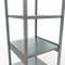 Schulte Lagertechnik Système de rayonnage à tablettes emboîtables MULTIplus 250, rayonnage de base, verrou de longueur, 3000x750x800 mm, 7 tablettes, galvanisé