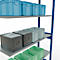 SCHULTE Lagertechnik - Système de rayonnage emboîtable - 2500x1300x400 mm, type 150 kg