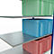 SCHULTE Lagertechnik - Système de rayonnage emboîtable - 2500x1300x800 mm, type 150 kg