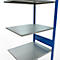 SCHULTE Lagertechnik - Système de rayonnage emboîtable - 3000x 750x600 mm, type 150 kg