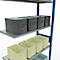 SCHULTE Lagertechnik - Système de rayonnage emboîtable - 3000x1000x400 mm, type 150 kg
