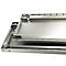 Schulte Lagertechnik Système de rayonnages à tablettes emboîtables MULTIplus 250, rayonnage de base, verrou de longueur, 2000x1000x400 mm, 5 tablettes, gris clair