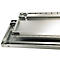 Schulte Lagertechnik Système de rayonnages à tablettes emboîtables MULTIplus 250, rayonnage de base, verrou de longueur, 2000x1000x500 mm, 5 tablettes, gris clair
