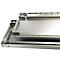 Schulte Lagertechnik Système de rayonnages à tablettes emboîtables MULTIplus 250, rayonnage de base, verrou de longueur, 2500x1000x800 mm, 6 tablettes, gris clair