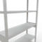 Schulte Lagertechnik Système de rayonnages à tablettes emboîtables MULTIplus 250, rayonnage de base, verrou de longueur, 2500x1300x400 mm, 6 tablettes, gris clair