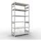 Schulte Lagertechnik Système de rayonnages à tablettes emboîtables MULTIplus 250, rayonnage de base, verrou de longueur, 2500x1300x600 mm, 6 tablettes, gris clair