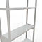 Schulte Lagertechnik Système de rayonnages à tablettes emboîtables MULTIplus 250, rayonnage de base, verrou de longueur, 3000x1000x300 mm, 7 tablettes, gris clair