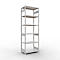 Schulte Lagertechnik Système de rayonnages à tablettes emboîtables MULTIplus 250, rayonnage de base, verrou de longueur, 3000x1000x600 mm, 7 tablettes, gris clair