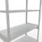 Schulte Lagertechnik Système de rayonnages à tablettes emboîtables MULTIplus 250, rayonnage de base, verrou de longueur, 3000x1300x600 mm, 7 tablettes, gris clair