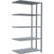SCHULTE Lagertechnik - Uitschuifbare dubbele stellingkast type 150 - 2000x1000x300 mm galv. 2x5 legborden