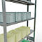 Schulte MULTIplus250 Steckregal, Grundregal, 5 Fachböden, bis 250 kg je Fachboden, werkzeuglos montierbar, B 1300 x T 300 x H 2000, silbergrau