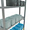 Schulte MULTIplus250 Steckregal, Grundregal, 7 Fachböden, bis 250 kg je Fachboden, werkzeuglos montierbar B 1300 x T 300 x H 3000, silbergrau