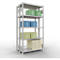 SCHULTE Technique de Stockage - Double base emboîtable. Type 250 kg - 2000x1000x2x300 mm, 10 tablettes