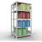 SCHULTE Technique de Stockage - Double base emboîtable. Type 250 kg - 2000x1000x2x400 mm, 10 tablettes