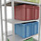 SCHULTE Technique de Stockage - Double base emboîtable. Type 250 kg - 2000x1000x2x400 mm, 10 tablettes