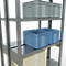 SCHULTE Technique de Stockage - Double base emboîtable. Type 250 kg - 2500x1000x2x300 mm, 12 tablettes