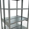 SCHULTE Technique de Stockage - Double base emboîtable. Type 250 kg - 2500x1000x2x400 mm, 12 tablettes