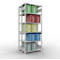 SCHULTE Technique de Stockage - Double base emboîtable. Type 250 kg - 2500x1000x2x400 mm, 12 tablettes