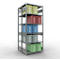SCHULTE Technique de Stockage - Double base emboîtable. Type 250 kg - 2500x1000x2x500 mm, 12 tablettes