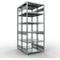 SCHULTE Technique de Stockage - Double base emboîtable. Type 250 kg - 2500x1000x2x600 mm, 12 tablettes