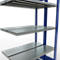 SCHULTE Technique de Stockage - Double montage enfichable. Type 250 kg - 2000x1000x2x300 mm, 10 tablettes