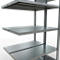 SCHULTE Technique de Stockage - Double montage enfichable. Type 250 kg - 2000x1000x2x400 mm, 10 tablettes