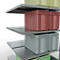 SCHULTE Technique de Stockage - Double montage enfichable. Type 250 kg - 2000x1000x2x600 mm, 10 tablettes