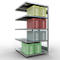 SCHULTE Technique de Stockage - Double montage enfichable. Type 250 kg - 2000x1000x2x600 mm, 10 tablettes