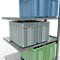 SCHULTE Technique de Stockage - Double montage enfichable. Type 250 kg - 2500x1000x2x400 mm, 12 tablettes