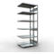 SCHULTE Technique de Stockage - Double montage enfichable. Type 250 kg - 2500x1000x2x400 mm, 12 tablettes