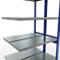 SCHULTE Technique de Stockage - Double montage enfichable. Type 250 kg - 2500x1000x2x400 mm, 12 tablettes