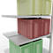 SCHULTE Technique de Stockage - Double montage enfichable. Type 250 kg - 2500x1000x2x400 mm, 12 tablettes