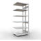 SCHULTE Technique de Stockage - Double montage enfichable. Type 250 kg - 2500x1000x2x400 mm, 12 tablettes